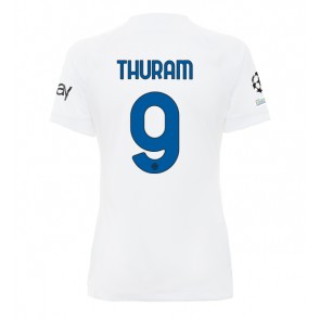 Inter Milan Marcus Thuram #9 Udebanetrøje Dame 2023-24 Kort ærmer